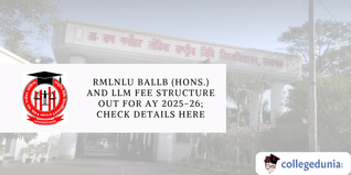 RMLNLU BALLB (Hons.) and LLM Fee Structure Out for AY 2025-26; Check Details Here